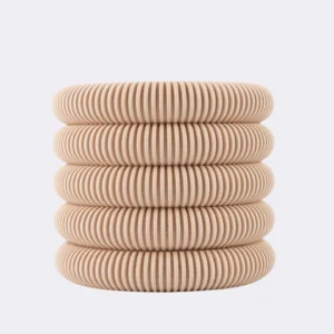 High-quality product shot showcasing the ribbed cylindrical design of the planter against a clean background.
