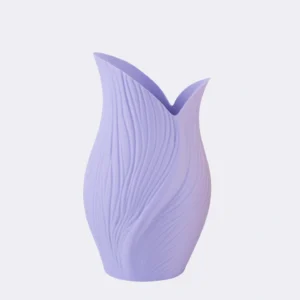 Tulip Vase - Matte Texture Artistic 3D Printed Decor